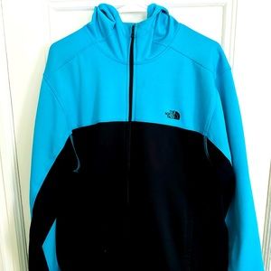 The North Face men’s jacket (XL) aqua / black